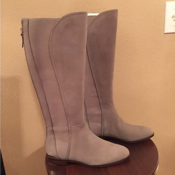 Louise Et Cie Vallery Gore-Panneled Grey Gravel Boots Size 6M / 36 $239 - Picture 2 of 12